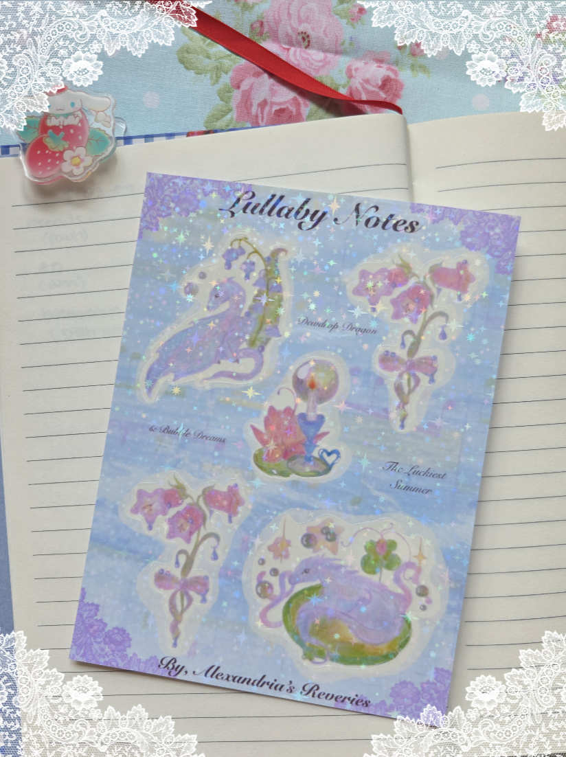Dewdrop Dragon Sticker Sheet