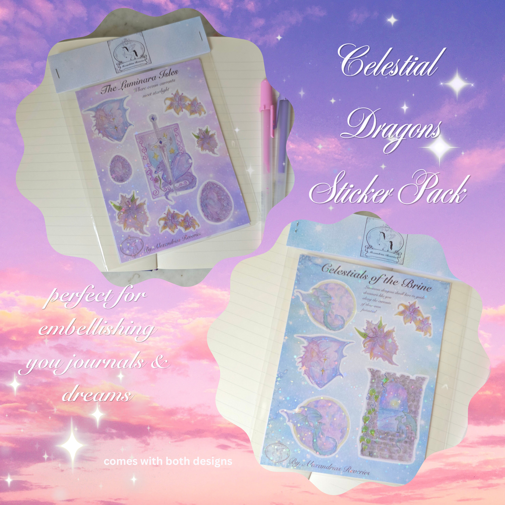 Celestial Dragons Sticker Collection