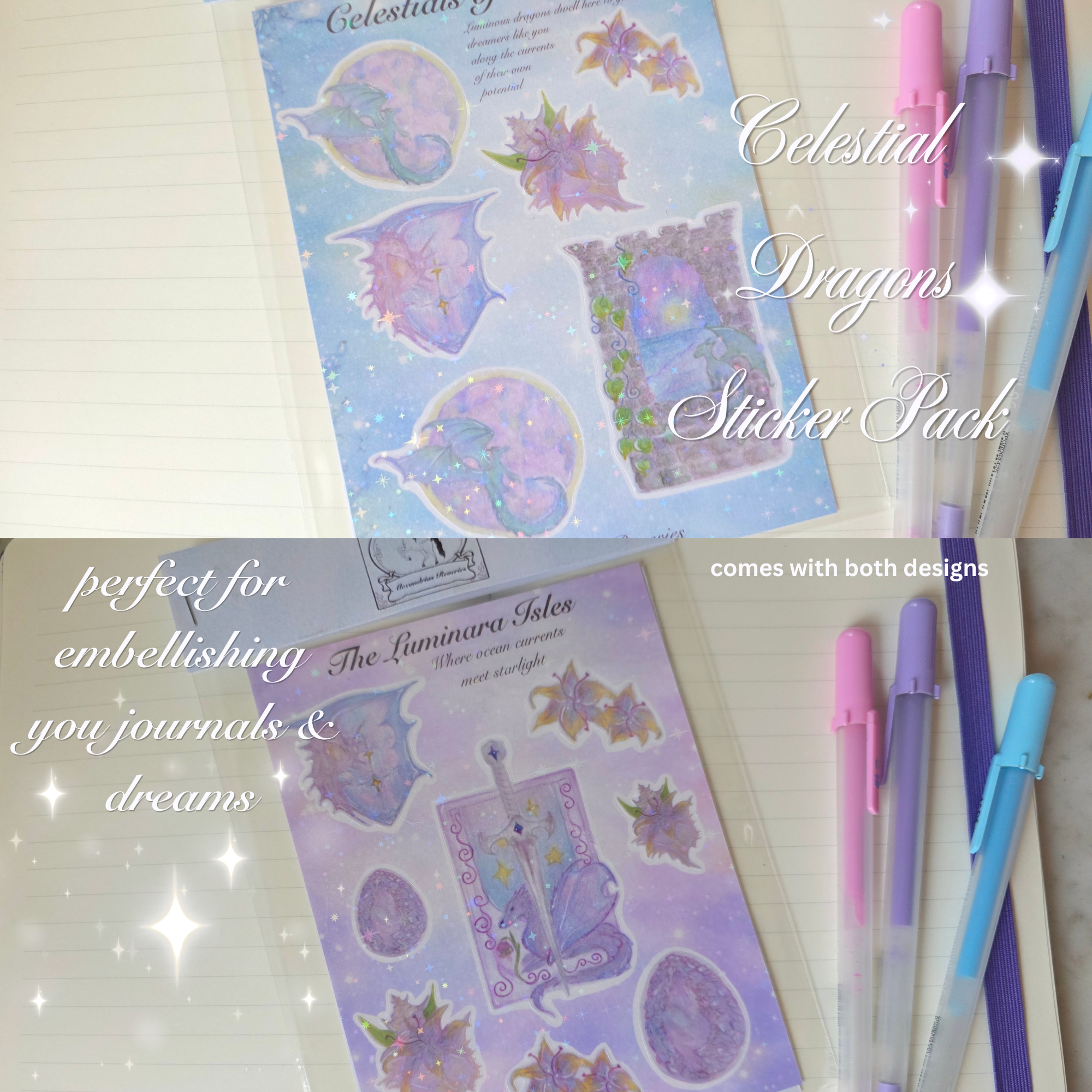 Celestial Dragons Sticker Collection